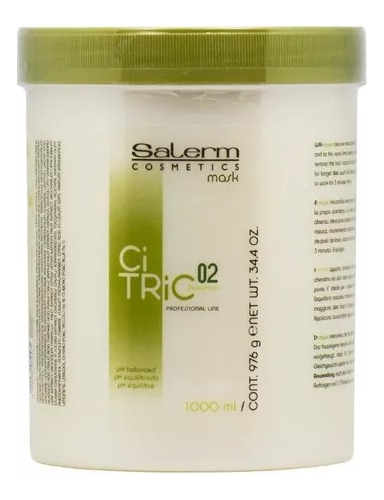 Mascara Acida Salerm Citric Balance 1000ml Profesional