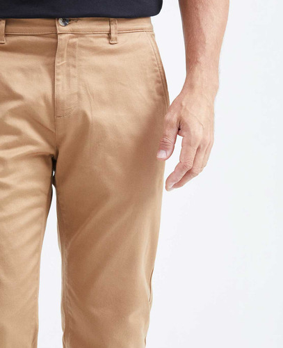 Pantalón Straight Fit Chevignon 639f000 Cafe Biscu