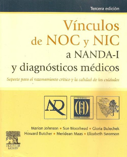 Libro Vínculos De Noc Y Nic A Nanda-i Y Diagnósticos Médicos