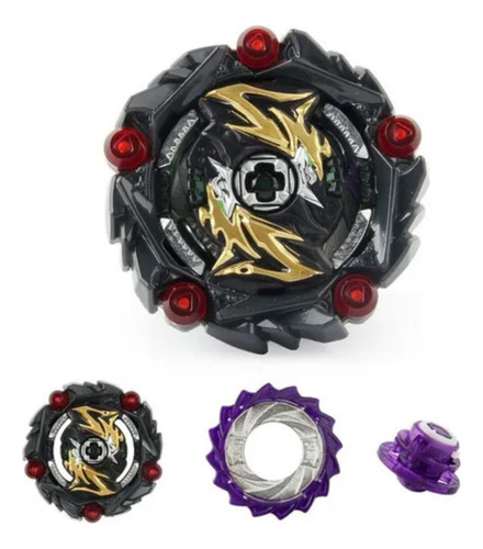 Trompo Tipo Beyblade Burst Satomb Sparking Con Lanzador