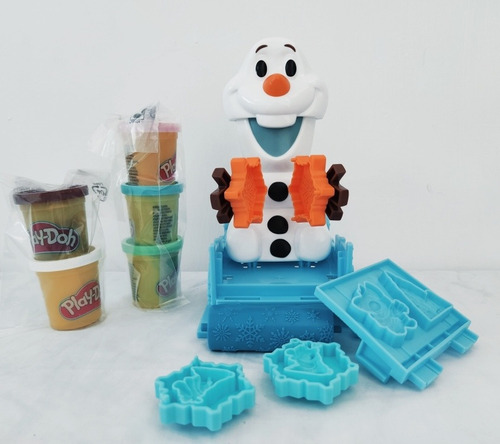 Imagen 1 de 8 de Frozen Olaf Figuras En Play-doh