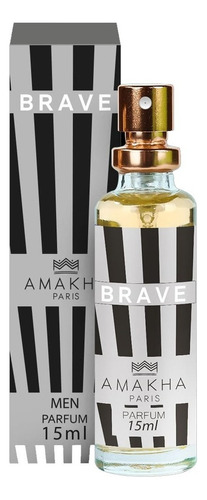 Perfume Brave Amakha Paris para hombre, 15 ml, para bolsa de bolsillo