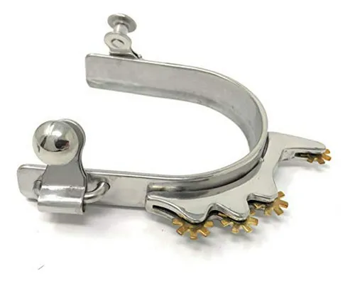 Espuelas De Hombre Con Rodajas De Latón Horizontal - Aj Tack