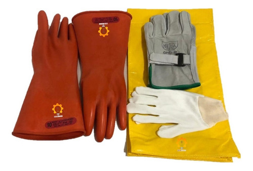 Kit De Guantes Dieléctricos Novax Clase 0 - 1000 V,