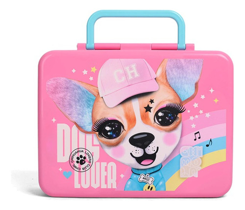 Lunchera Lunchbox Chimola Chihuahua Desmontable Personaje