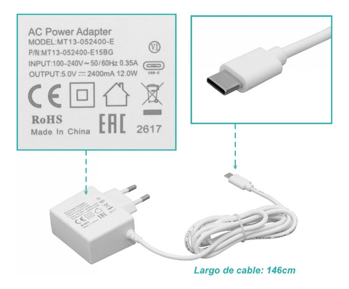 Fuente De Poder Mikrotik 5v 2,4a Type-c Clickbox