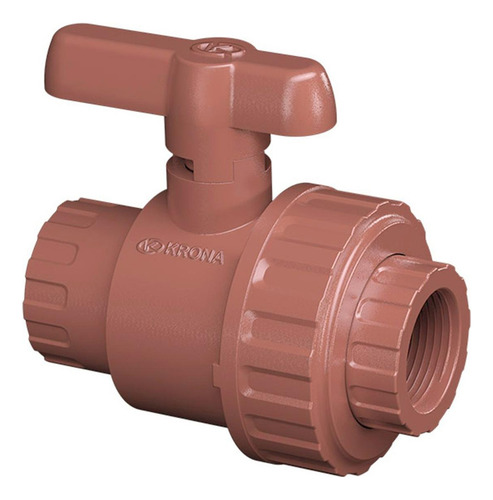 Registro Esfera Pvc Com Uniao Rosca Interna Krona 1