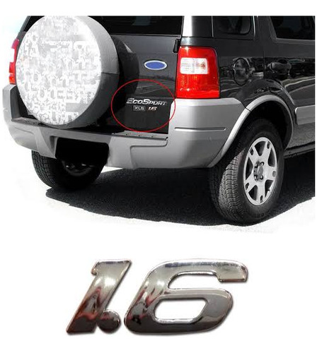 Emblema Insignia 1.6 Para Ford Ecosport 2006