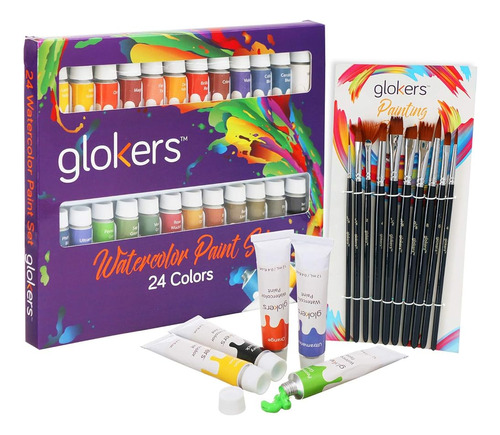 Glokers Premium Watercolor Paint Set Arts And Crafts Supplie