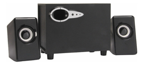 Corneta Subwoofer Negra Mini 2.1 Usb Pkcb-301