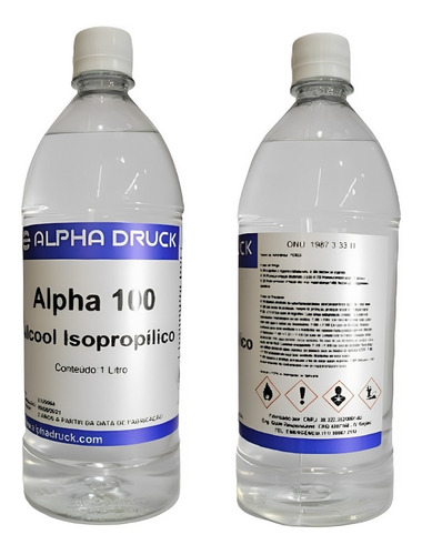 Álcool Isopropilico 1l Limpeza Eletronica, Placas, Circuitos