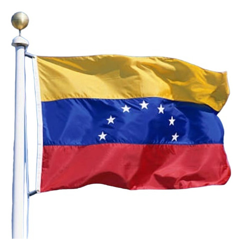 Bandera Venezuela 60x90 Cm. Estampada Ojales Metálicos