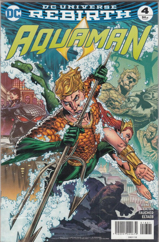 Comic Dc Universe Rebirth Aquaman # 4 Español Nuevo