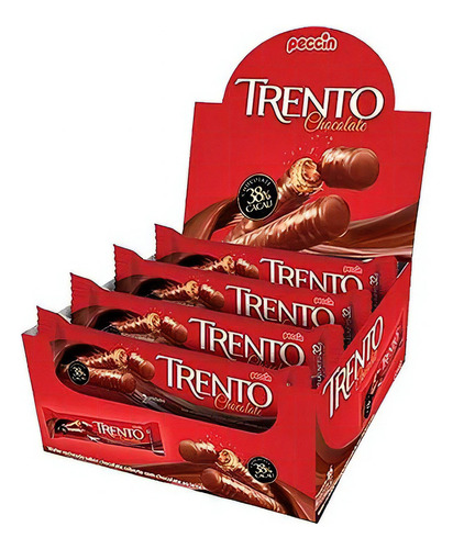 Chocolate Trento Caixa Com 16unidades 32g