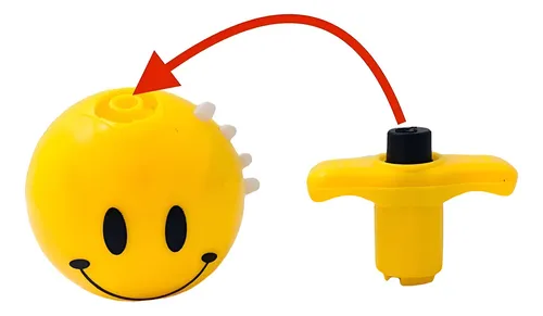 Trompo Luces Emojis Luces Musica Colores Divertido Niños X 6