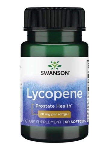 Lycopene 20 Mg 60 Softgels Swanson