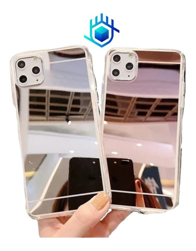 Funda Espejo iPhone Galaxy Acrigel Airbag Hombre Dama Mujer