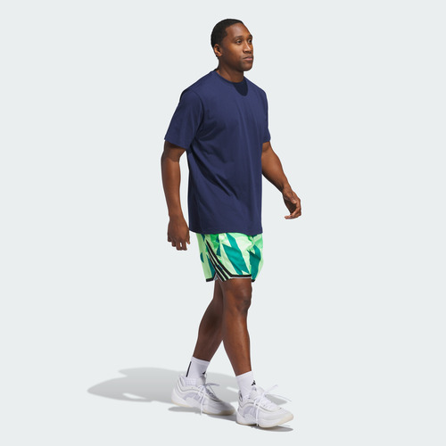 Playera adidas Basketball Made To Ball Hombre Azul Ji7115