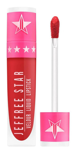 Labial Jeffree Star Cosmetics Velour Liquid Lipstick color redrum mate