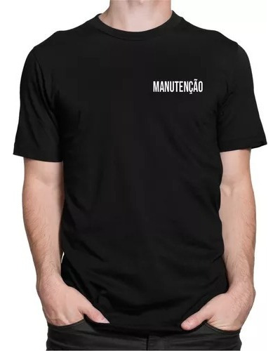 Camiseta Masculina Manutenção Camisa Uniforme Trabalho