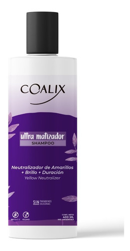 Shampoo Ultra Matizador Coalix 400 Ml. 