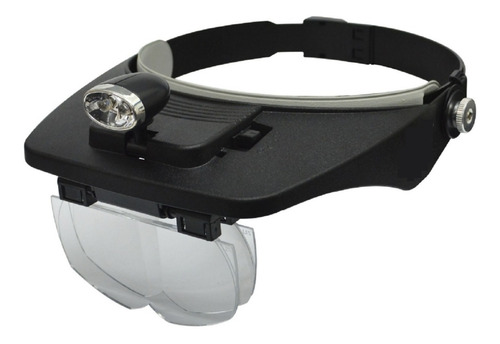 Imagen 1 de 6 de Lentes Lupa Vicera Con Lupa Y Luz Lampara Lupa Con Luz Led