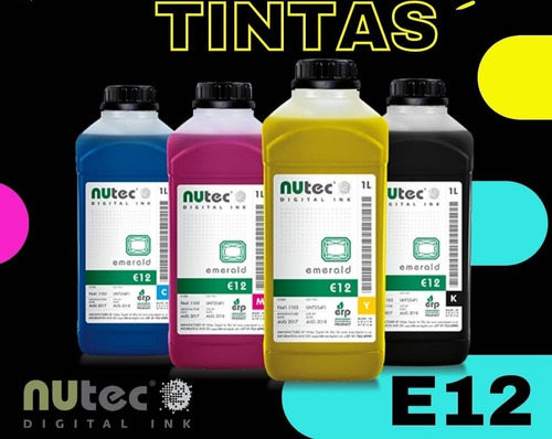 Tinta Nutec Emerald12 Somos Distribuidores Exclusivos Nutec
