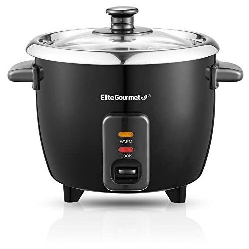 Elite Gourmet Erc006ss 6-cup Electric Rice Cooker Con Cvhmz