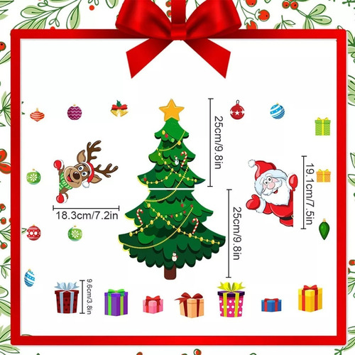Y1b Manes De Árbol De Navidad Para Refrigerador,pegatinas