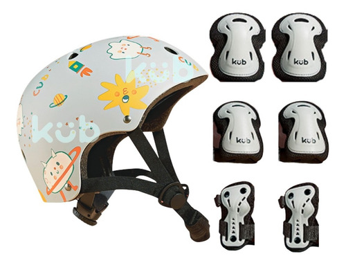 Casco De Seguridad Protector Codos Manos Rodillas Niños Bebe