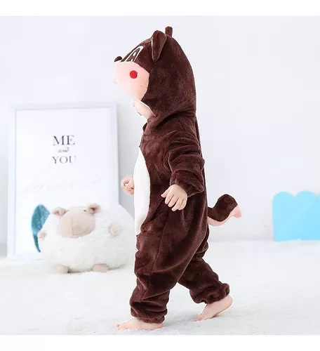 Macacão Pijama Kigurumi Infantil Bebê Baby Bichinho: Coala Outono