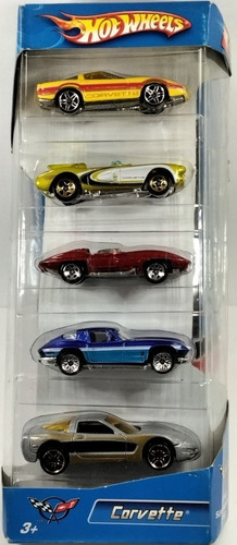 Hot Wheels 5 Gift Pack Corvette Año 2007  C27