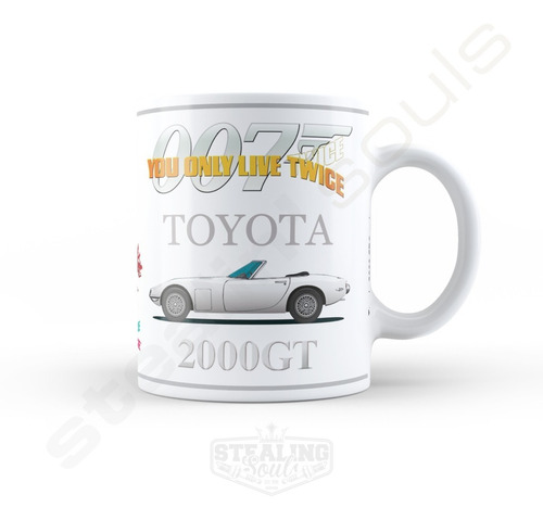 Taza | James Bond 007 | You Only Live Twice | Toyota 2000gt