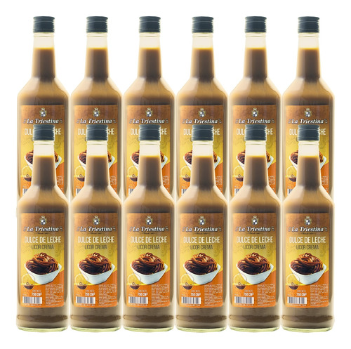 Licor De Dulce De Leche 750ml Caja X12 La Triestina