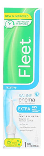 Suero Fisiologico  Fleet Saline Laxante Enema 7.8 Oz (paquet