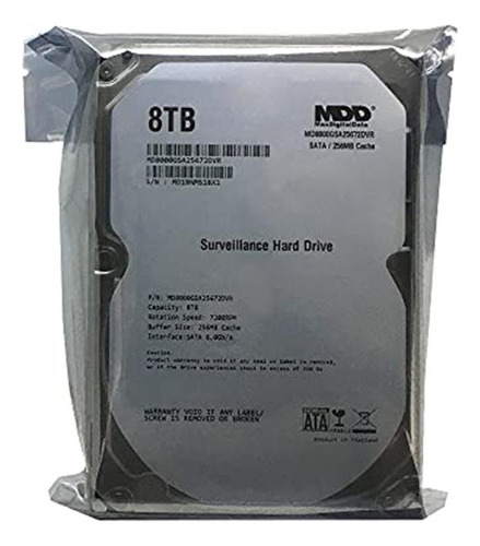 Disco Duro Interno Maxdigitaldata 8tb 7200 Rpm 256mb Cache