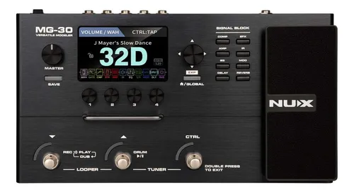 Pedal Multiefectos Para Guitarra Nux Mg-30