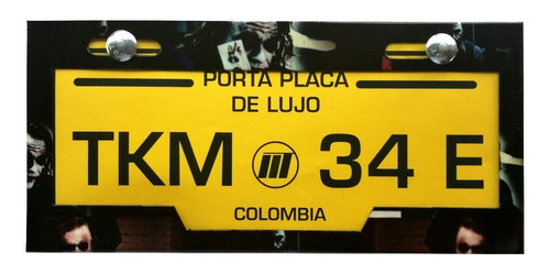 Porta Placa De Lujo Wason Para Moto