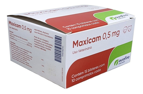 Maxicam Display 0,5mg 15 Blister C/ 10 Comprimidos Original.