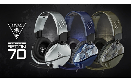 Auricular Ps4 Pc Xbox Turtle Beach Recon 70 Azul Camuflado