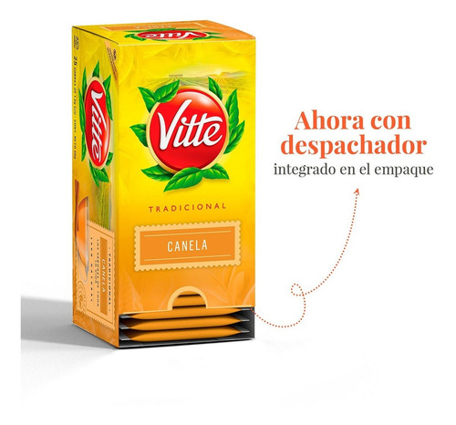 Té Vitté Manzana-canela Caja Con 25 Sobres