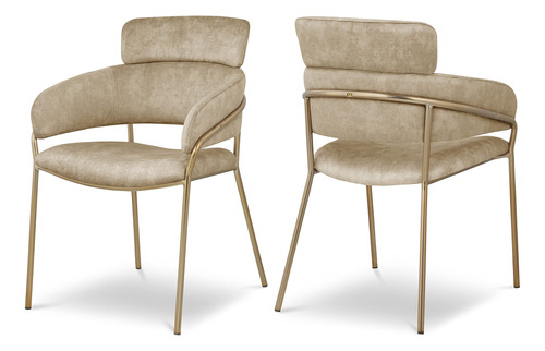 Meridian Furniture Yara Collection Modern | Silla De Comedo.