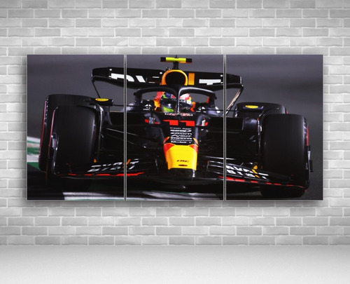 Cuadro De Aluminio Sergio Perez Red Bull Checo Formula Uno