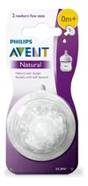 Comprar Philips Avent Tetinas Naturales, 0m+, Flujo Lento - 2 Piezas