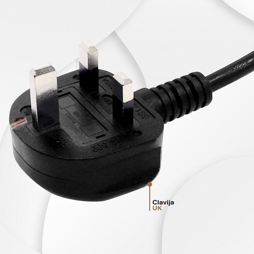Cable Trifasico Corriente Uk Tipo G Trebol
