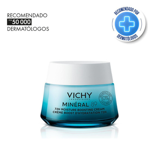 Crema Hidratante Facial Mineral 89: Sin Fragancia - Vichy