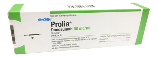 Prolia Solución Inyectable 60 Mg/ml, 1 Jeringa Prellenada 1 Ml