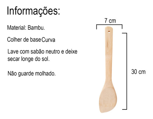 Hanguiri 32 Cm Bacia Madeira Para Arroz + Espátula 30 Cm