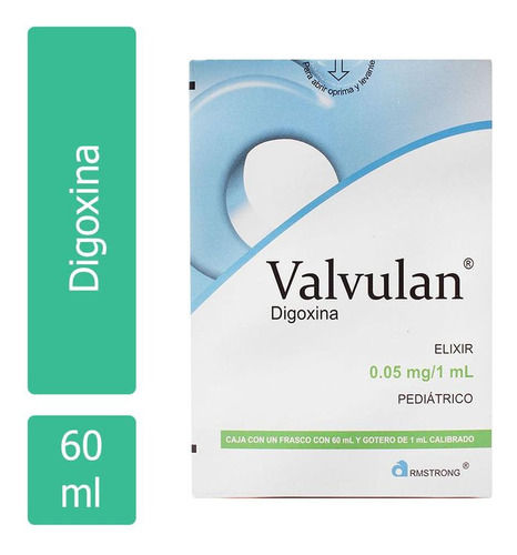 Valvulan Elixir Pediátrico 0.05mg/1ml Caja Con Frasco De 60 