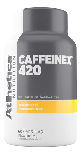 Caffeinex 420 60 Cápsulas Sabor Sem sabor